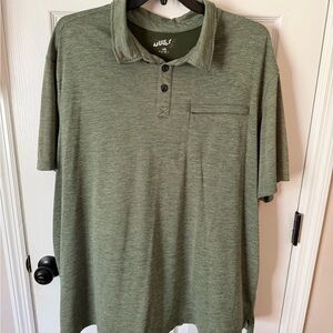 Duluth Trading Co Olive Men's Polo Shirt